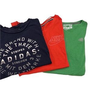 Adidas and Nike tee bundle - 3 pieces